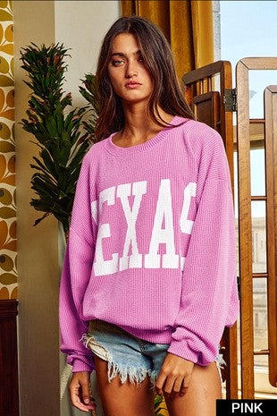 Texas Comfy Graphic Sweatshirt