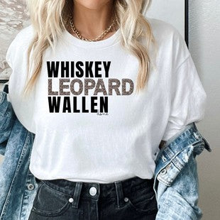 WHISKEY LEOPARD WALLEN GRAPHIC TEE