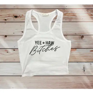 Yee Haw Cropped Tank Top